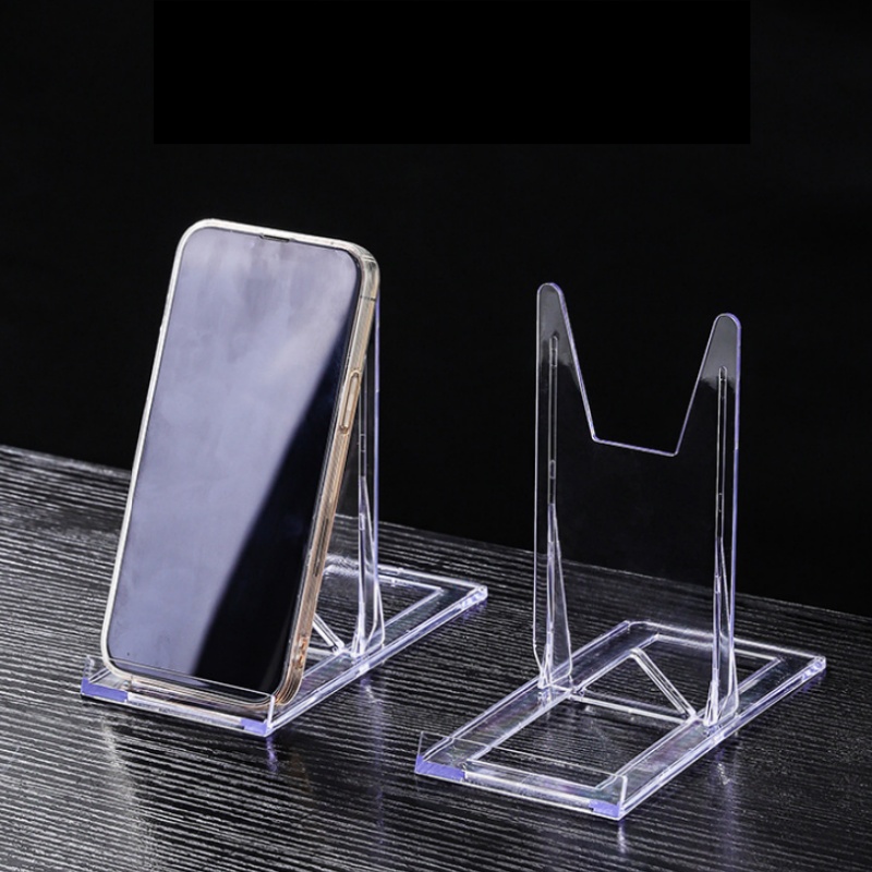 Clear Acrylic Book Stand Holder - 透明アクリル製ディスプレイスタンド、5個または10個入り。小型で高さ調節可能。ブック、ハンドバッグ、バッジ、貝殻、ウェディングカードなどを飾るのに最適。テーブルに置ける透明なスタンド。