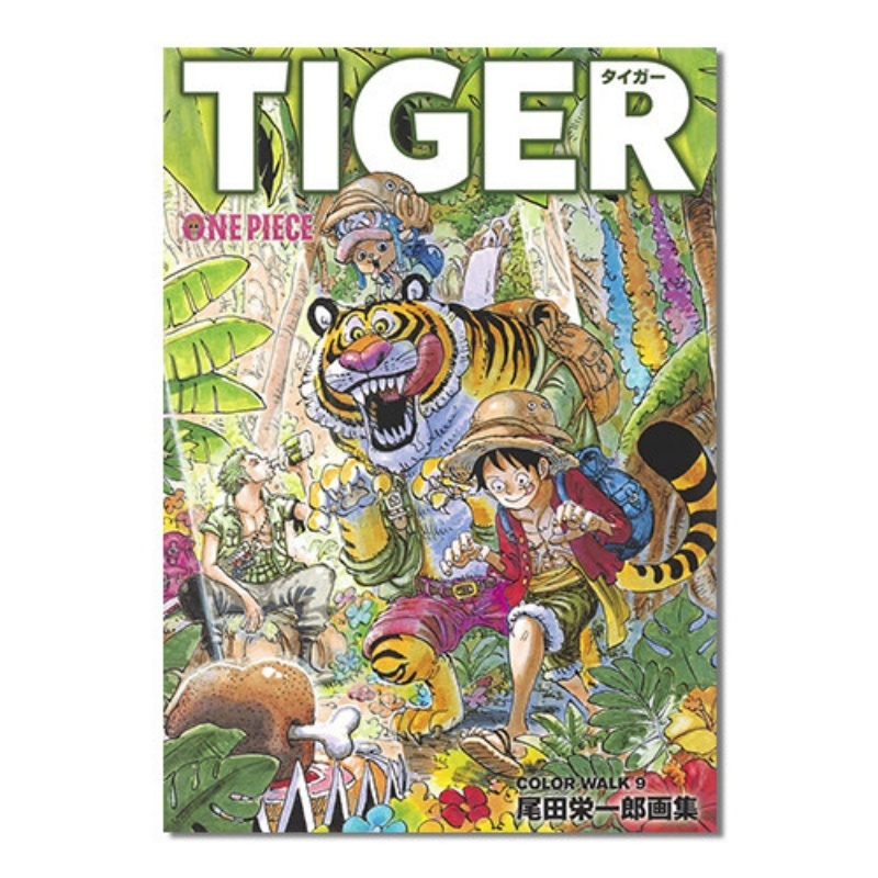 Stationery Books - ワンピースイラストブック「カラー・ウォーク9」。公式アニメアートコレクション。大人向けのハードカバー漫画アート作品集。