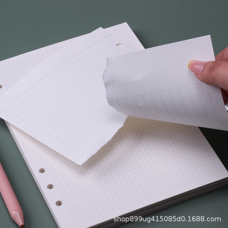 A5サイズのルーズリーフノート用リフィル。スパイラルバインダ - A5 Spiral Dotted Grid Notebook のレビューと価格