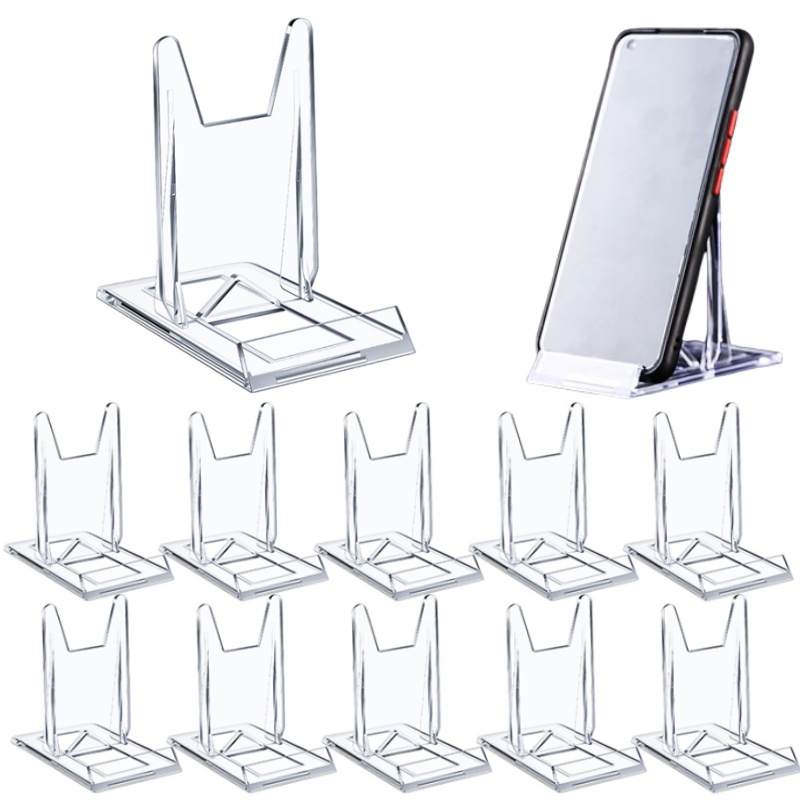 透明アクリル製ディスプレイスタンド、5個または10個入り。小 - Clear Acrylic Book Stand Holder のレビューと価格