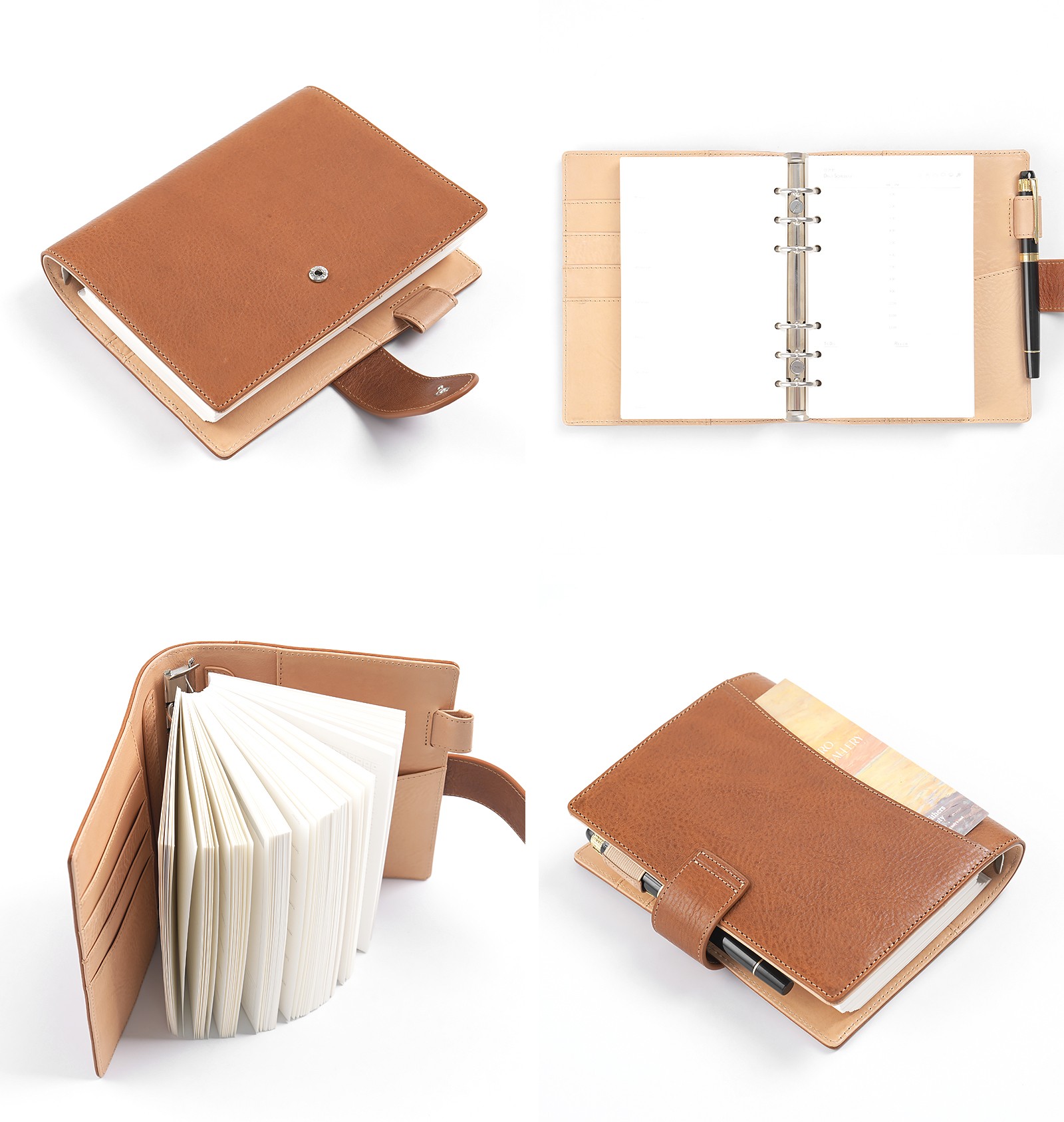 モーターム フランクリン・コービー コンパクトサイズ エリー - Vintage Leather Journal Notebook のレビューと価格