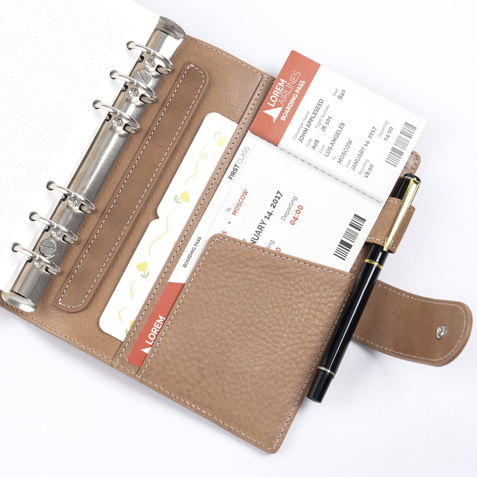 モーターム フランクリン・コービー コンパクトサイズ エリー - Vintage Leather Journal Notebook のレビューと価格