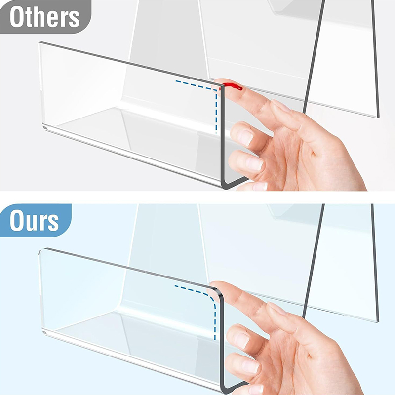 【M】コミックブック用ディスプレイ、アクリル製ブックスタンド - Clear Acrylic Book Stand Holder のレビューと価格