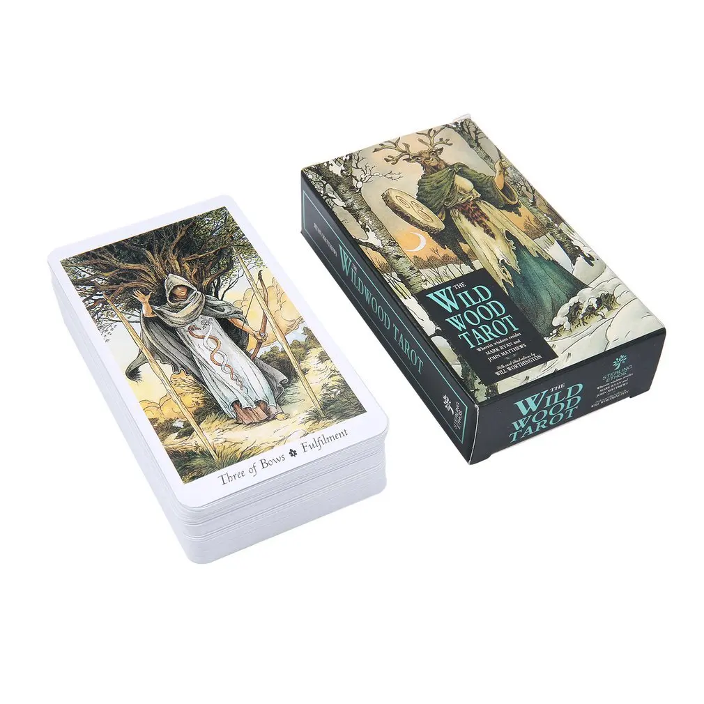 ワイルド ウッド タロット カード A 78 オラクル イン - Tarot Deck With Guidebook のレビューと価格