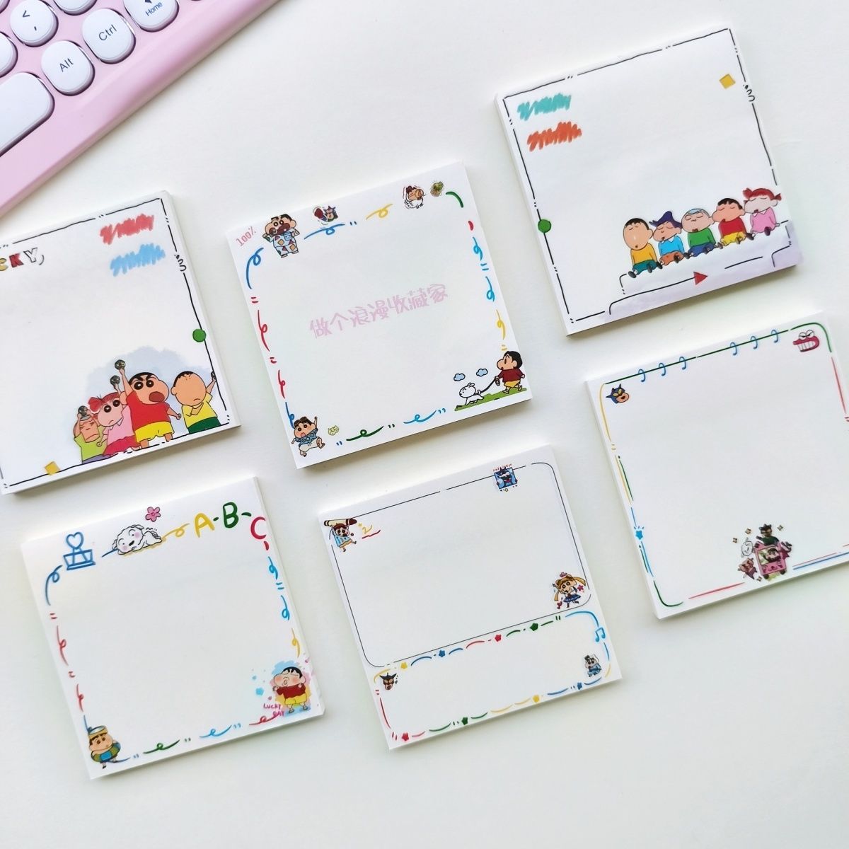 クレヨンしんちゃんの可愛いメモ帳。学生向けのメッセージノート - Stationery Books のレビューと価格