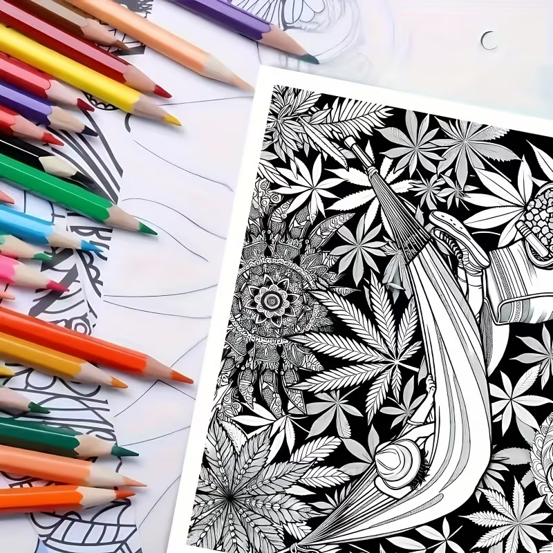 24ページ マンダラスタイル、塗り絵、塗り絵落書きクリエイテ - Adult Coloring Book Stress Relief のレビューと価格