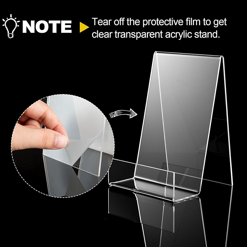 1個入りアクリル製コミックブックディスプレイスタンド、クリア - Clear Acrylic Book Stand Holder のレビューと価格