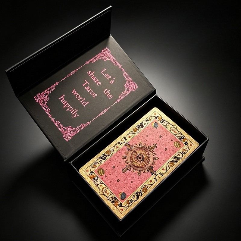 ピンク＆ローズゴールド クラシックタロットカード ガイドブッ - Tarot Deck With Guidebook のレビューと価格