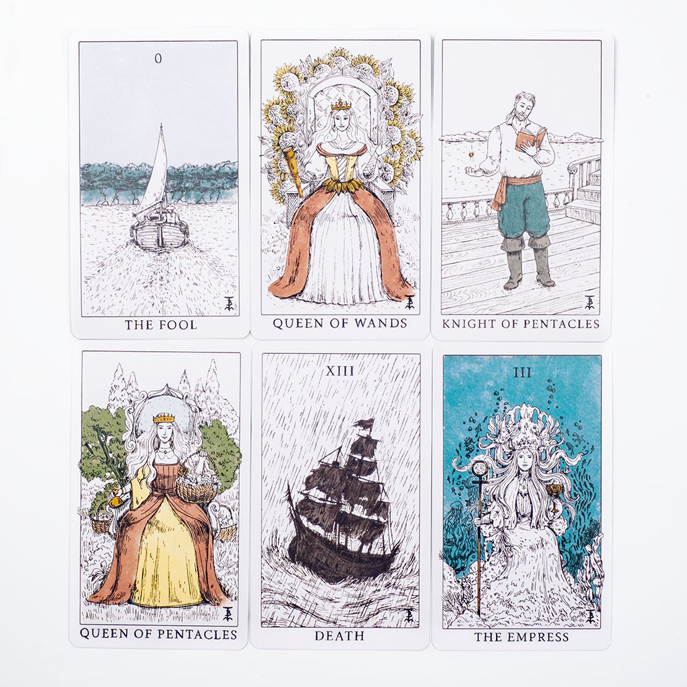 タロットデッキ和風シングルスロットセット,78枚のボードゲー - Tarot Deck With Guidebook のレビューと価格